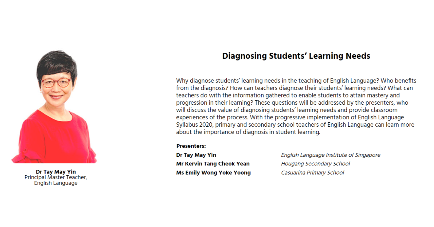 Diagnosing Students’ Learning Needs